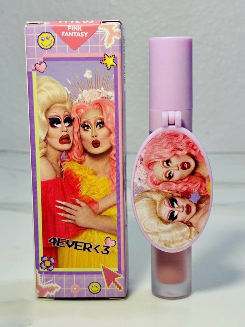 KimChi Chic x Trixie Mattel BFF4EVR TTYLips 03 PINK FANTASY - New in Box